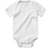 Bella Infant Short Sleeve Onesie - White