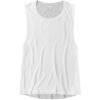 Bella Women's Flowy Muscle Tank - White