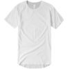 Canvas Long Body Tee - White