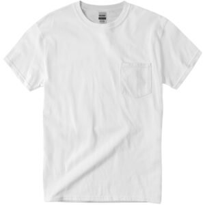Gildan Ultra Cotton Pocket Tee - White