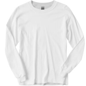 Gildan Ultra Cotton Longsleeve Tee - White