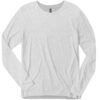 Next Level Triblend Longsleeve Crew - Heather White