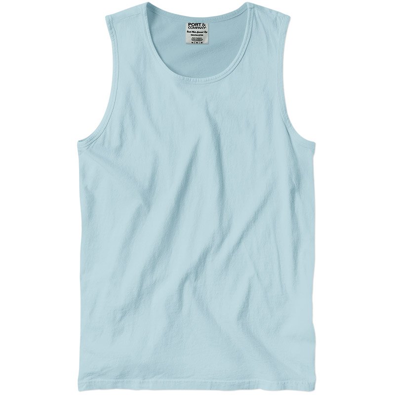 Port and Company Garment Dyed Tank Top - Glacier