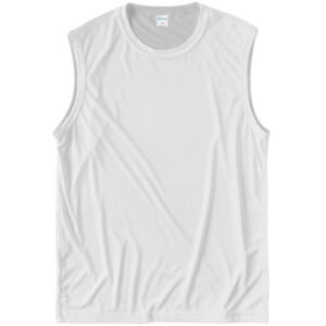 Sport Tek Sleeveless Performance Tee - White