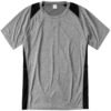 Sport Tek Colorblock Heather Performance Tee - Vintage Heather/Black